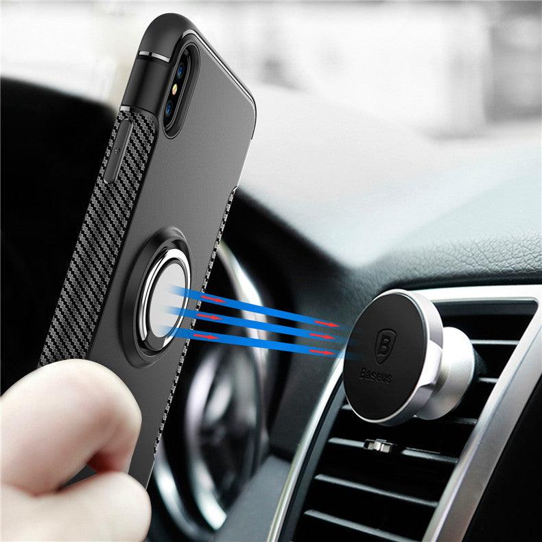 Compatible with Apple , Car bracket magnetic phone case - Emmz Gadgets 